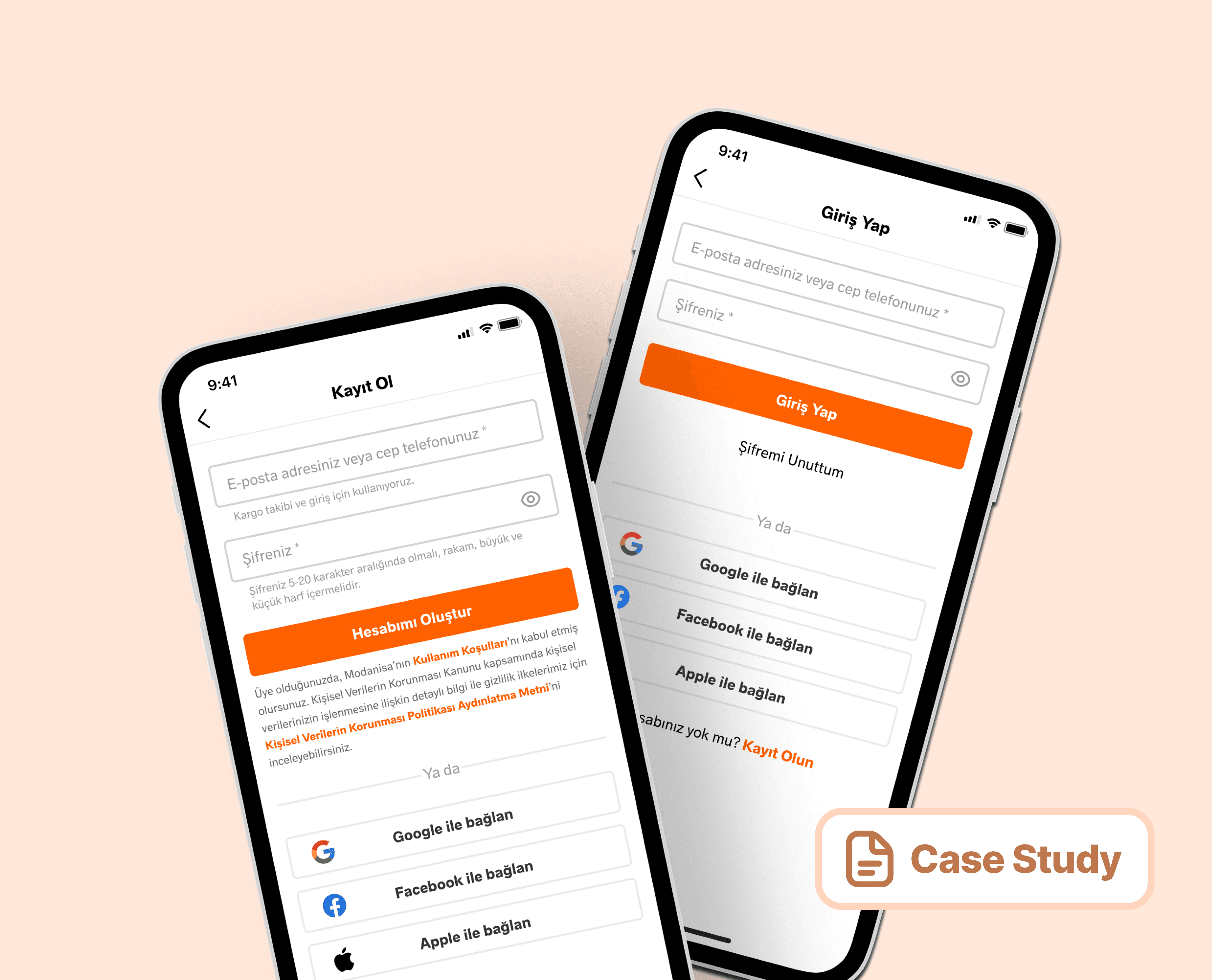 Login/Signup Case Study